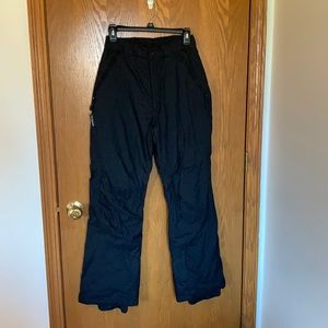Black snow pants